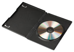 Offenes DVD Case